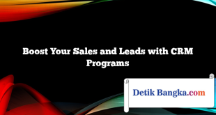 Boost Your Sales and Leads with CRM Programs